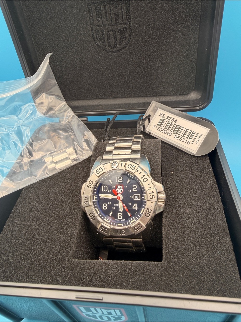 Men's luminox Stainless Steel Blue Dial Dive Watch